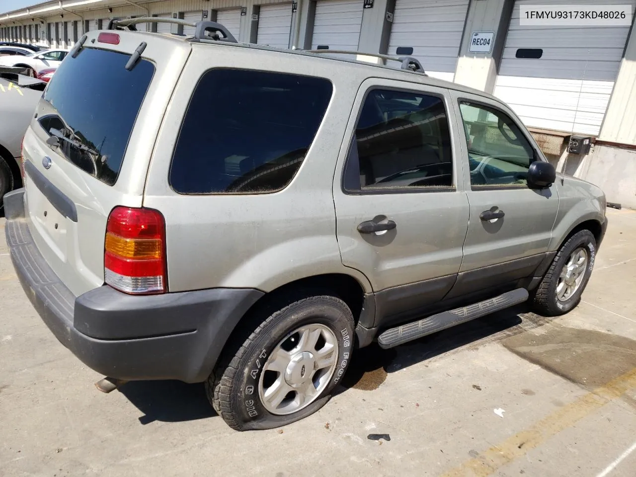 2003 Ford Escape Xlt VIN: 1FMYU93173KD48026 Lot: 52485044