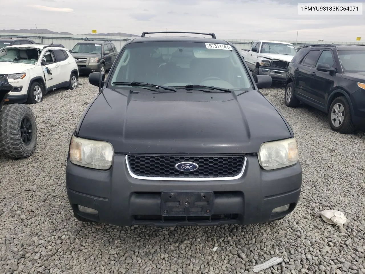 2003 Ford Escape Xlt VIN: 1FMYU93183KC64071 Lot: 67311744