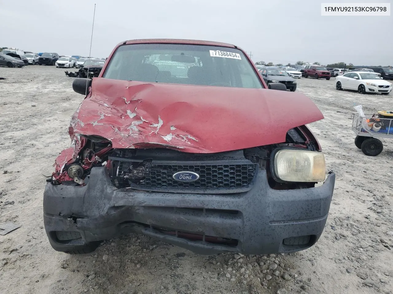 2003 Ford Escape Xls VIN: 1FMYU92153KC96798 Lot: 71388454