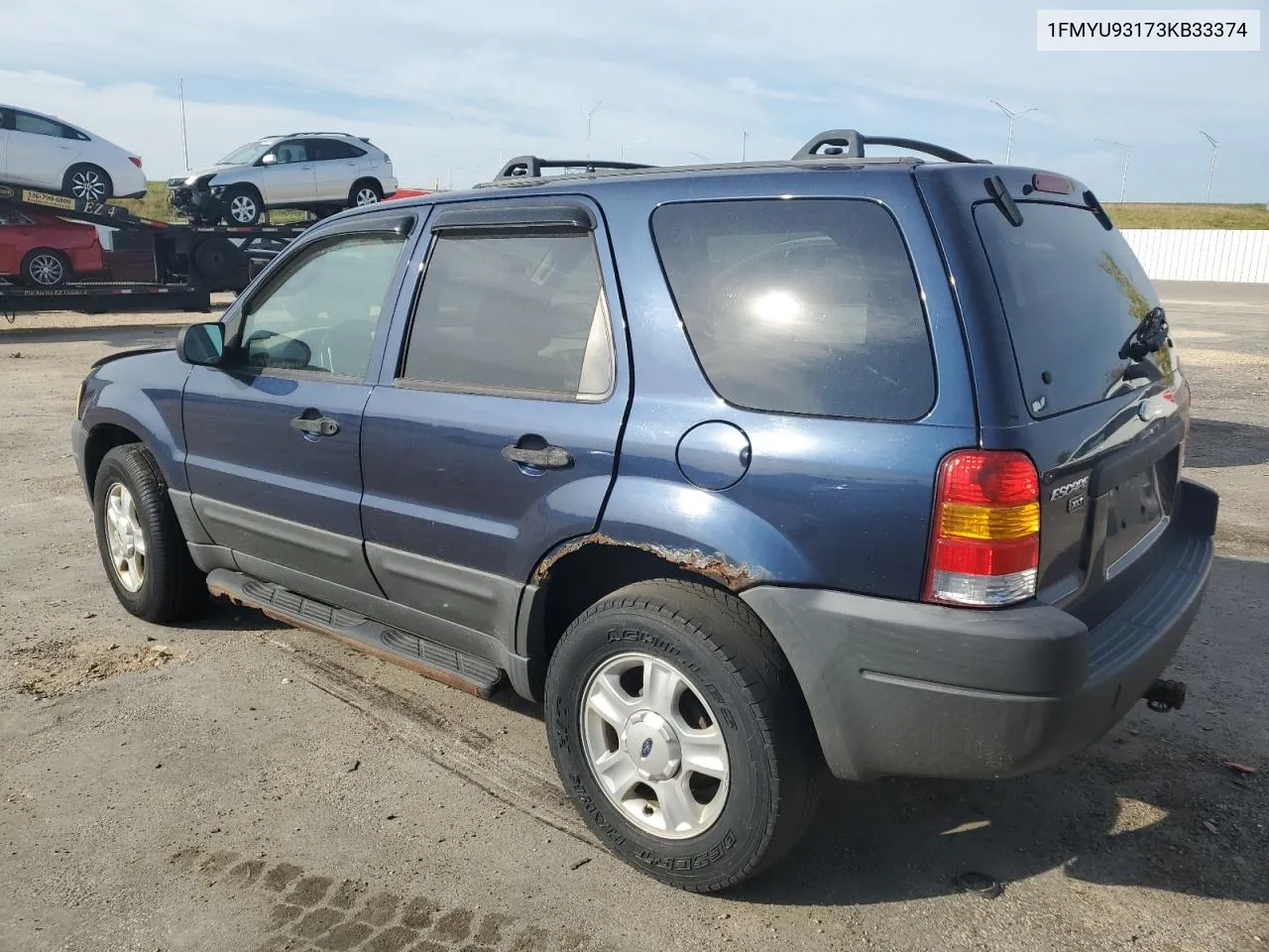 2003 Ford Escape Xlt VIN: 1FMYU93173KB33374 Lot: 71590264