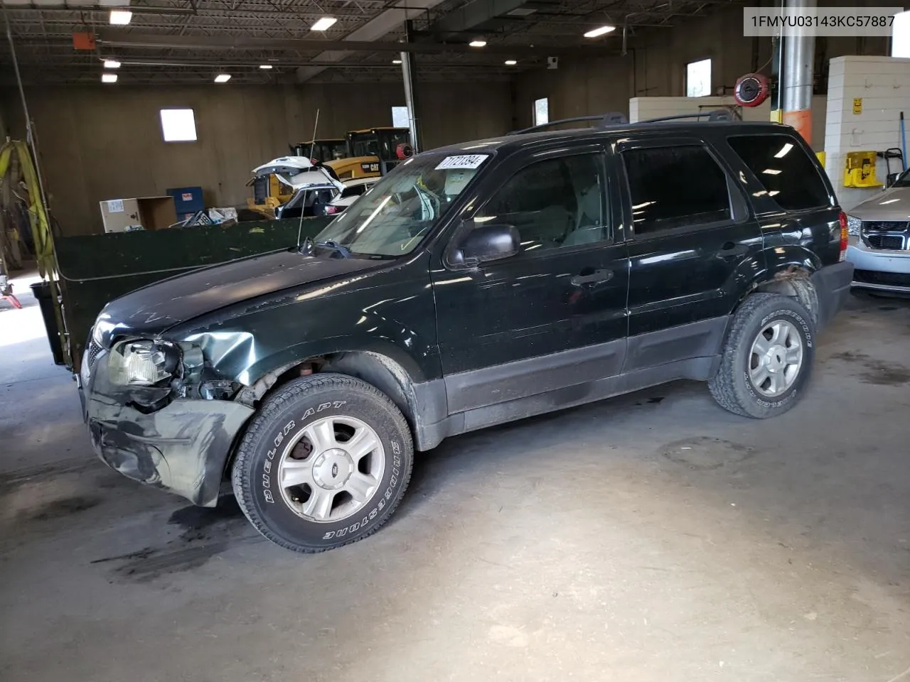 2003 Ford Escape Xlt VIN: 1FMYU03143KC57887 Lot: 71721394