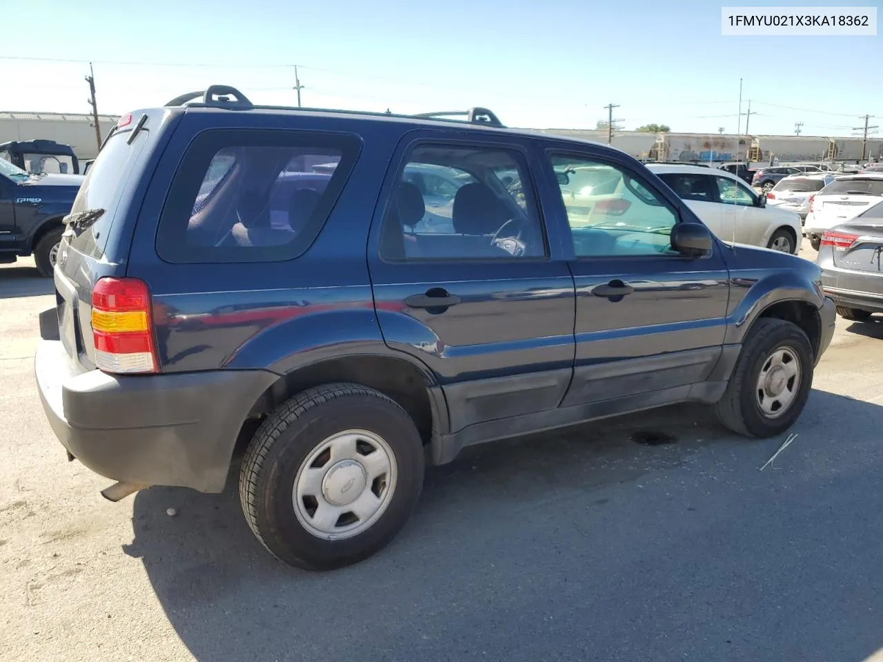 2003 Ford Escape Xls VIN: 1FMYU021X3KA18362 Lot: 72805974