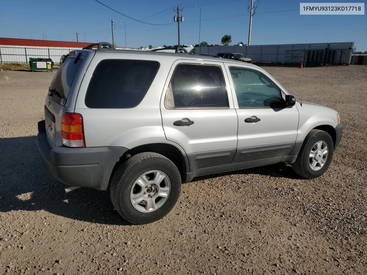 2003 Ford Escape Xlt VIN: 1FMYU93123KD17718 Lot: 74043074