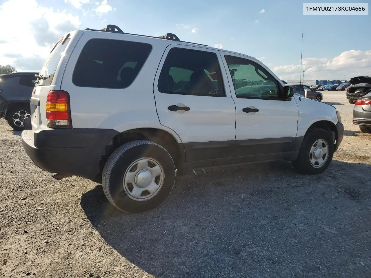 2003 Ford Escape Xls VIN: 1FMYU02173KC04666 Lot: 74197764