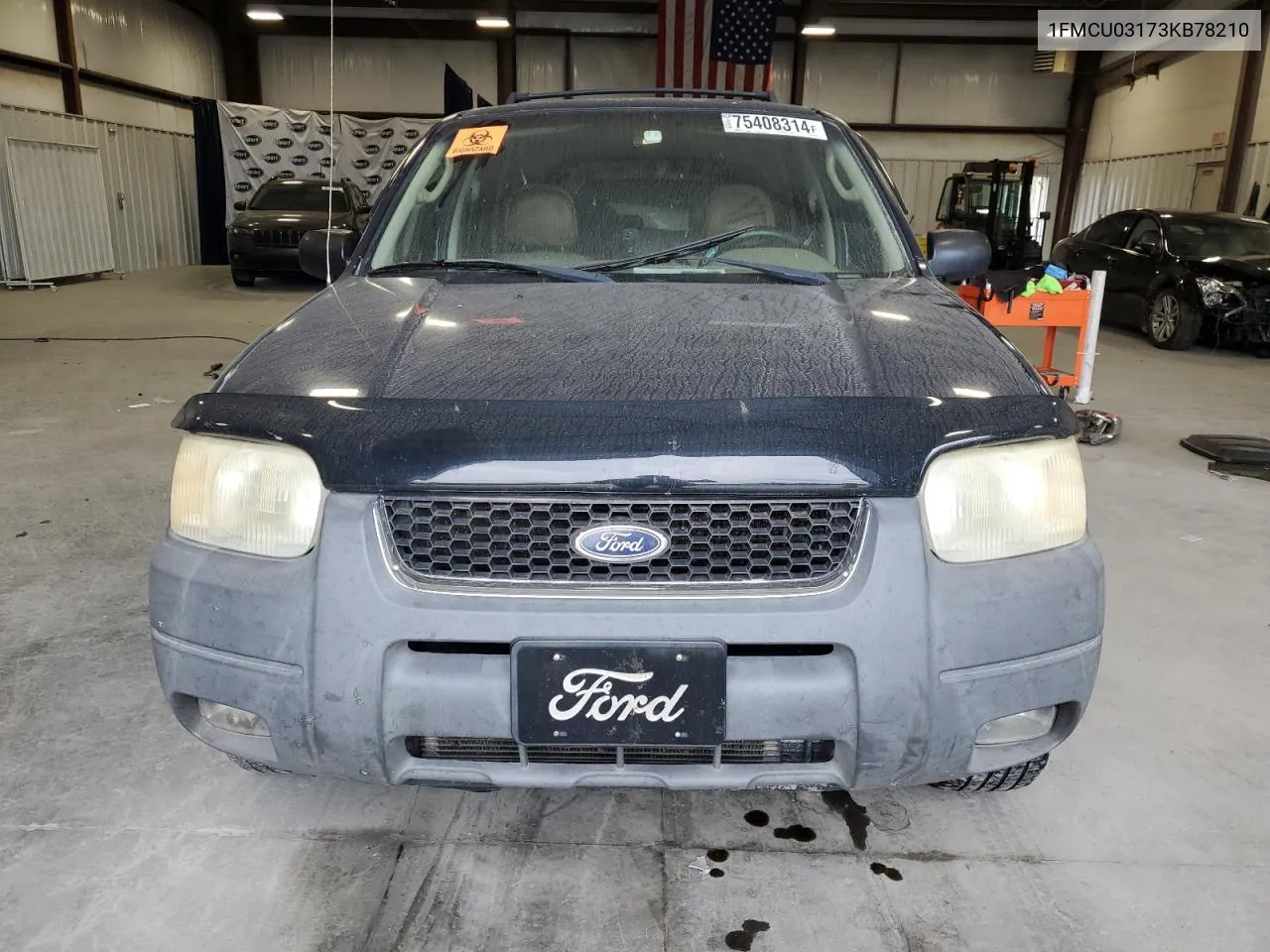 2003 Ford Escape Xlt VIN: 1FMCU03173KB78210 Lot: 75408314