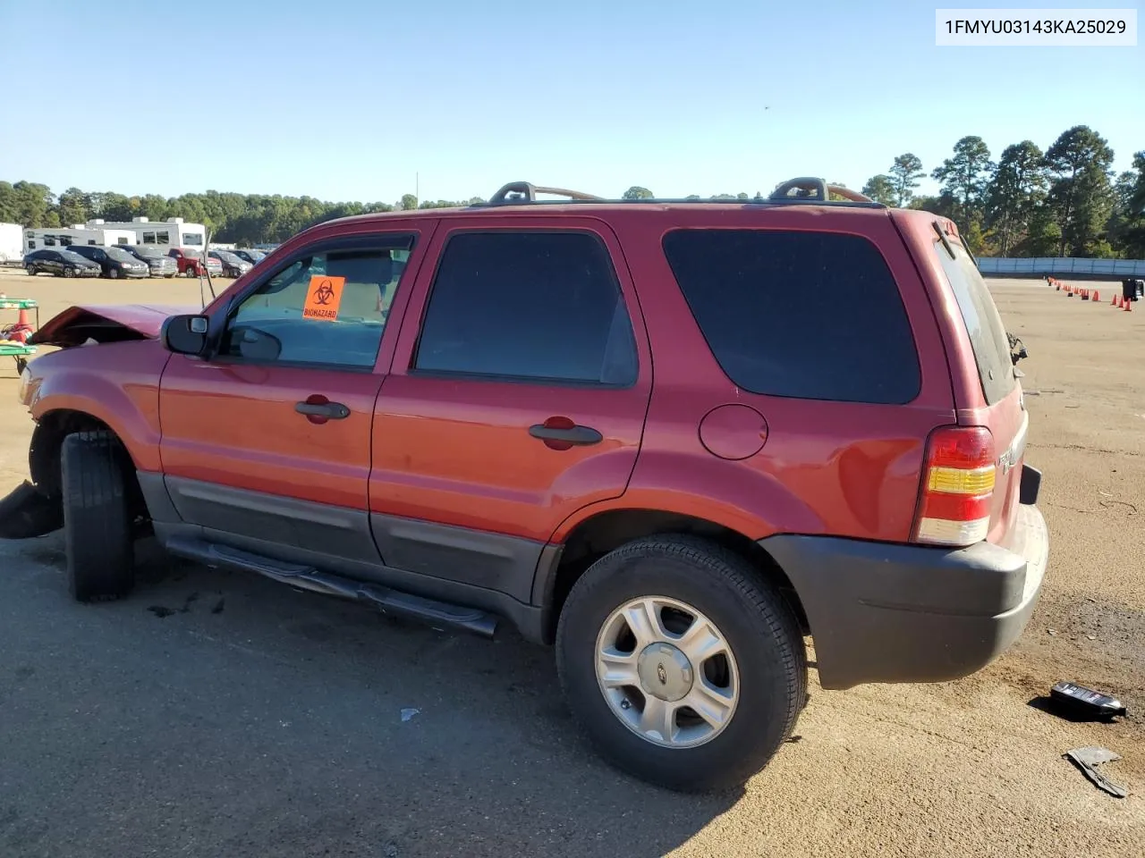 2003 Ford Escape Xlt VIN: 1FMYU03143KA25029 Lot: 77380624