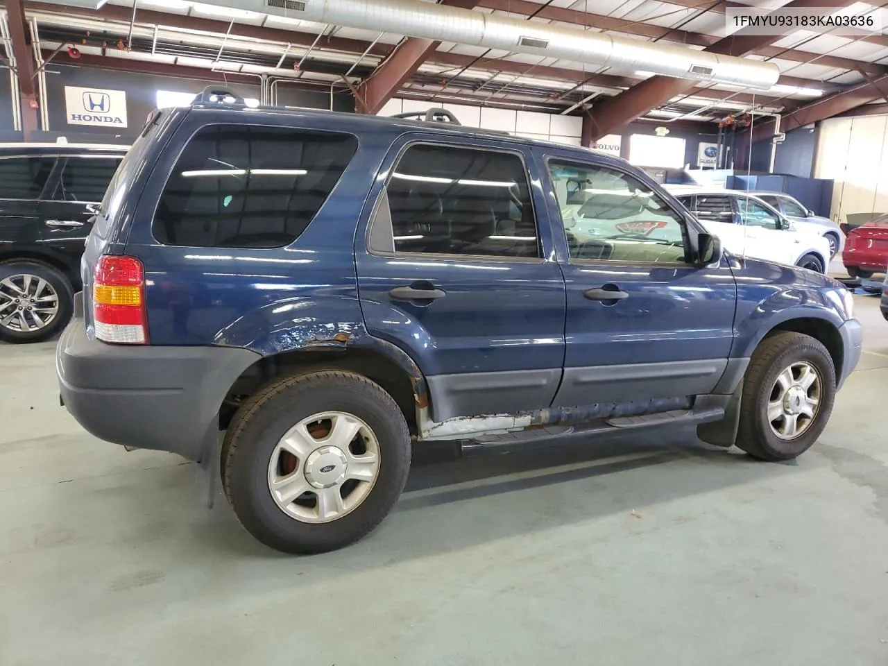 2003 Ford Escape Xlt VIN: 1FMYU93183KA03636 Lot: 77570154