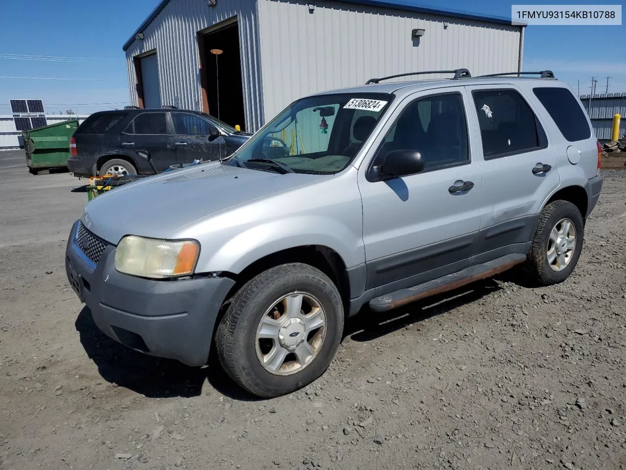 2004 Ford Escape Xlt VIN: 1FMYU93154KB10788 Lot: 51306824