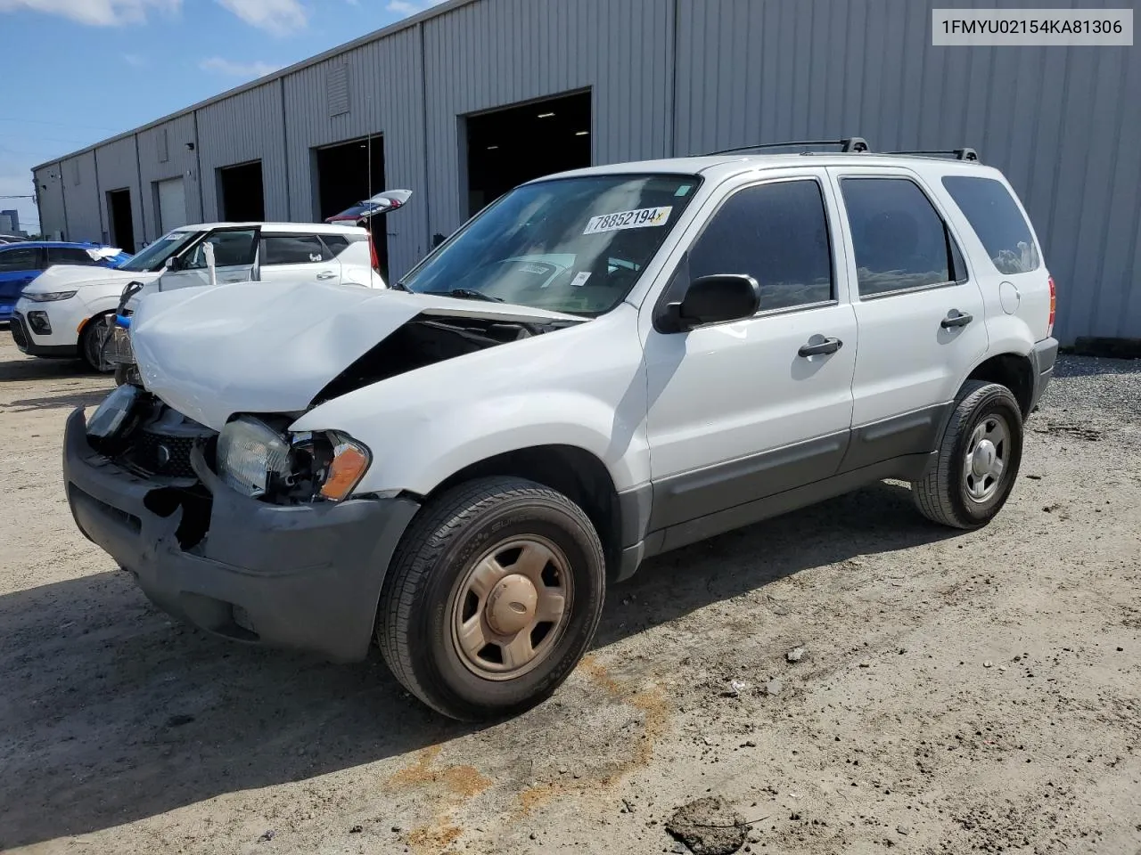 2004 Ford Escape Xls VIN: 1FMYU02154KA81306 Lot: 78852194