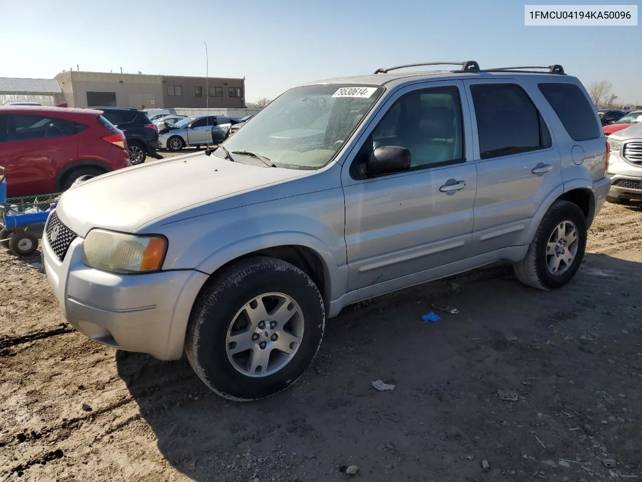 2004 Ford Escape Limited VIN: 1FMCU04194KA50096 Lot: 79530614