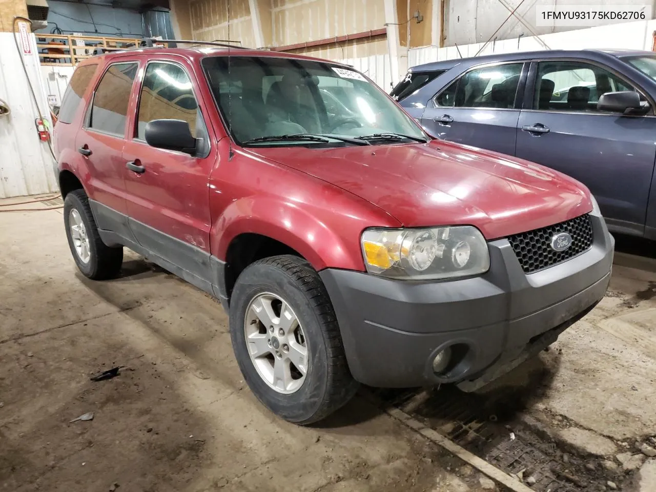 2005 Ford Escape Xlt VIN: 1FMYU93175KD62706 Lot: 44942134