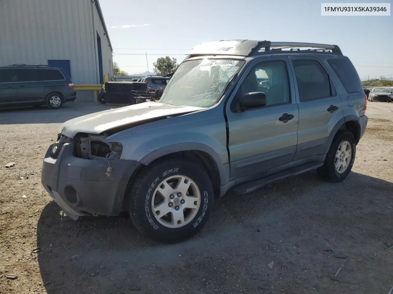 2005 Ford Escape Xlt VIN: 1FMYU931X5KA39346 Lot: 56156994