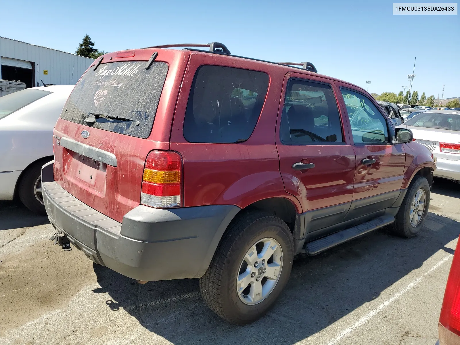 2005 Ford Escape Xlt VIN: 1FMCU03135DA26433 Lot: 61129434