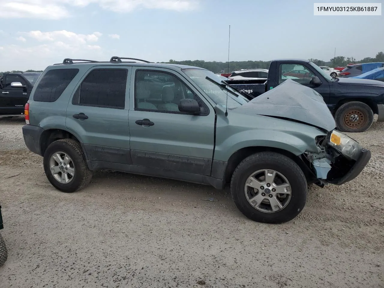 2005 Ford Escape Xlt VIN: 1FMYU03125KB61887 Lot: 63092074