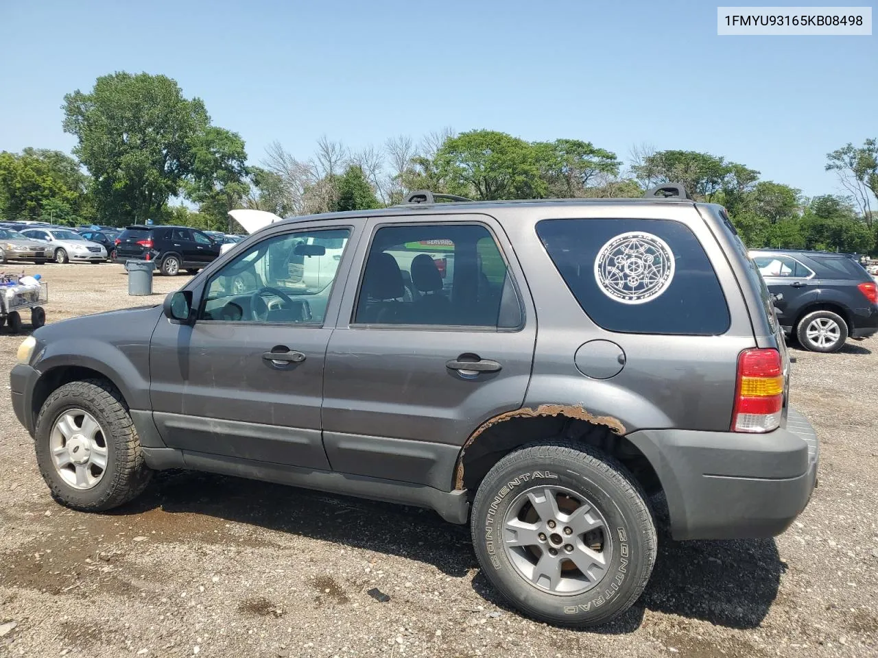 2005 Ford Escape Xlt VIN: 1FMYU93165KB08498 Lot: 64906884