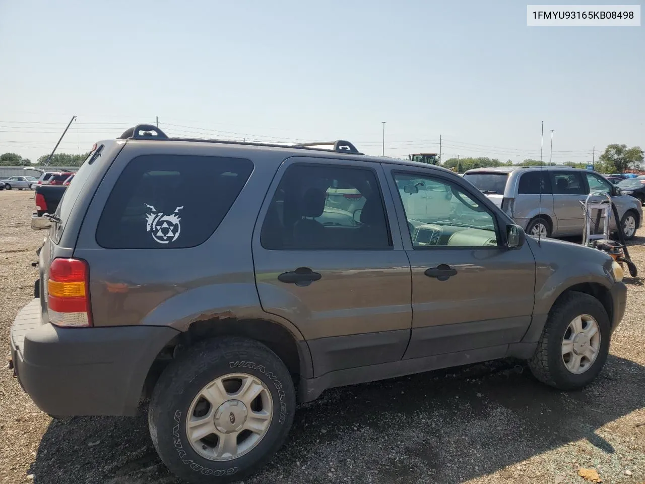 2005 Ford Escape Xlt VIN: 1FMYU93165KB08498 Lot: 64906884