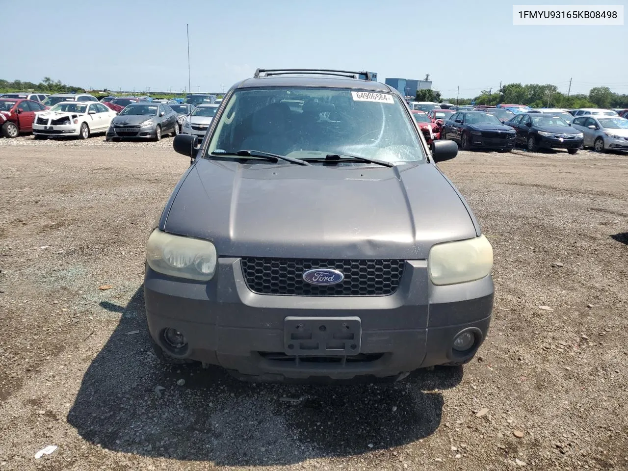 2005 Ford Escape Xlt VIN: 1FMYU93165KB08498 Lot: 64906884