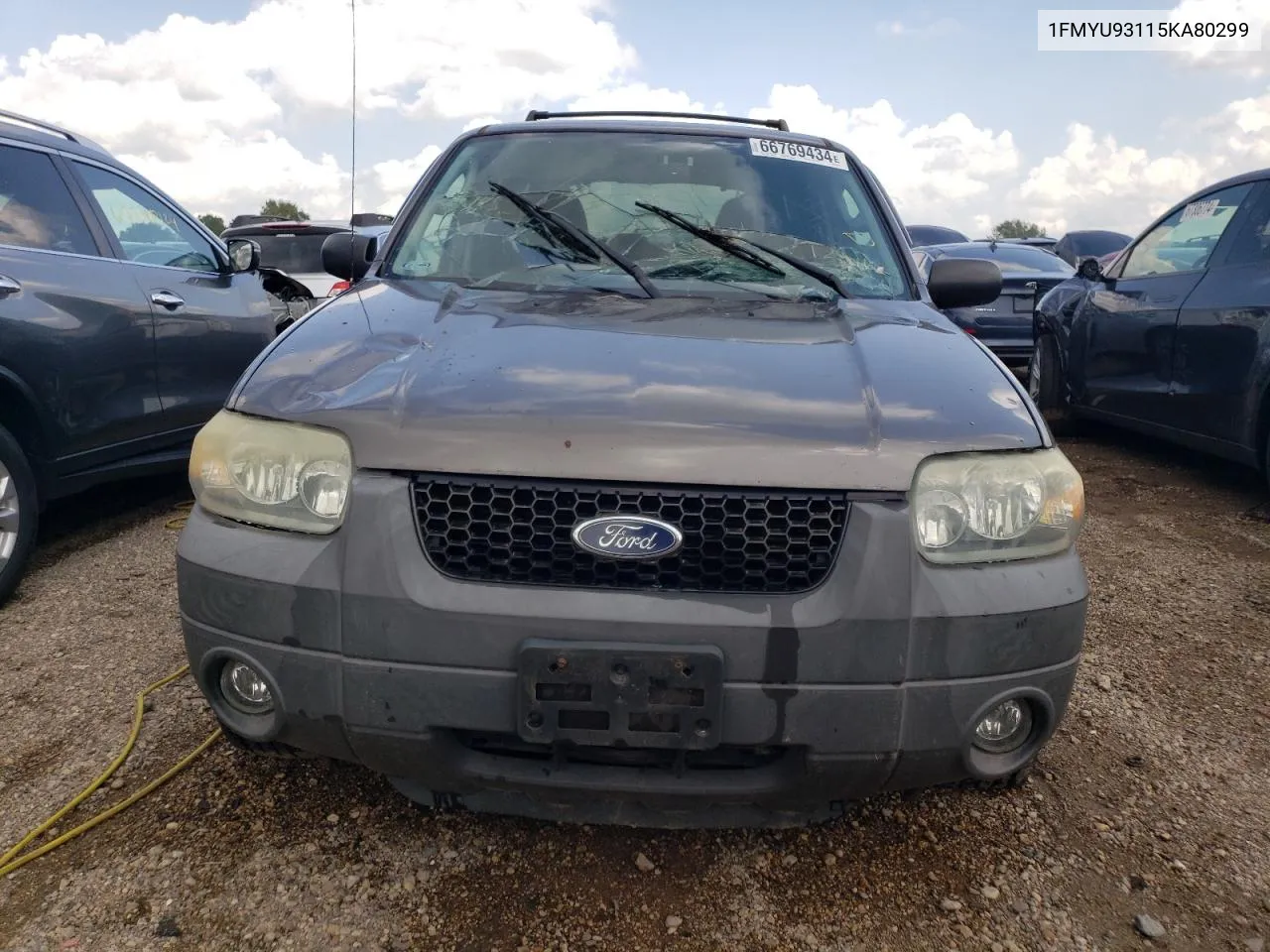 2005 Ford Escape Xlt VIN: 1FMYU93115KA80299 Lot: 66769434