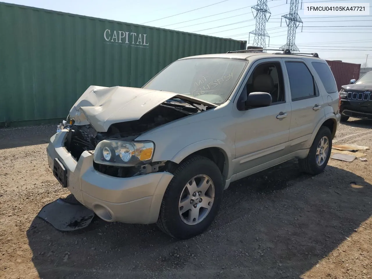 2005 Ford Escape Limited VIN: 1FMCU04105KA47721 Lot: 68439754