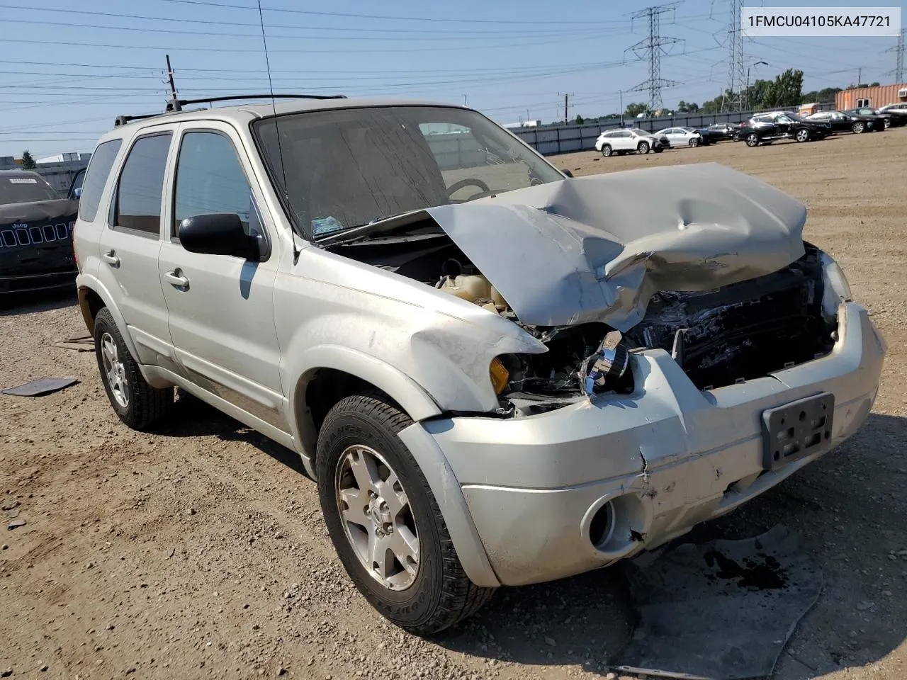 2005 Ford Escape Limited VIN: 1FMCU04105KA47721 Lot: 68439754