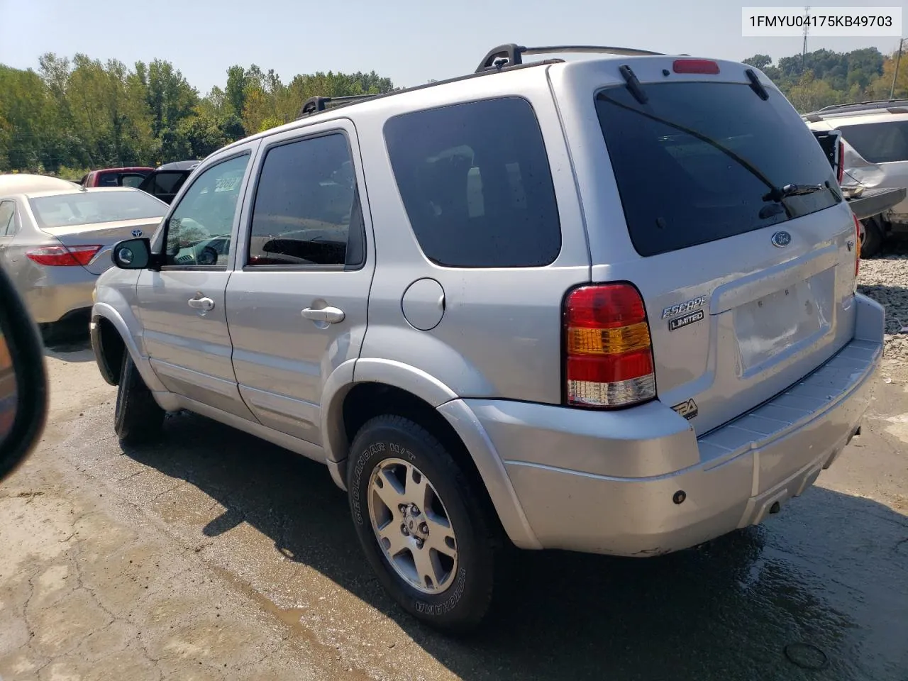 2005 Ford Escape Limited VIN: 1FMYU04175KB49703 Lot: 68937284