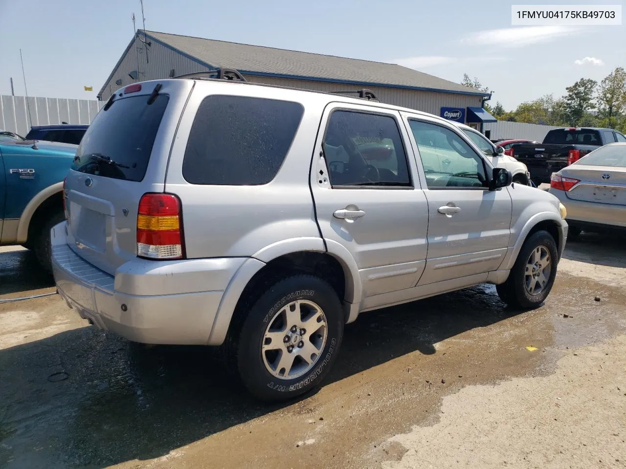 2005 Ford Escape Limited VIN: 1FMYU04175KB49703 Lot: 68937284