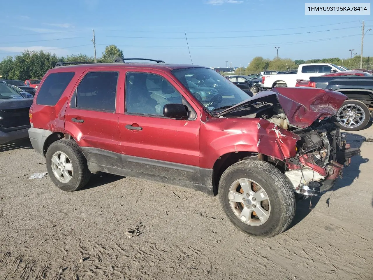 2005 Ford Escape Xlt VIN: 1FMYU93195KA78414 Lot: 69171404