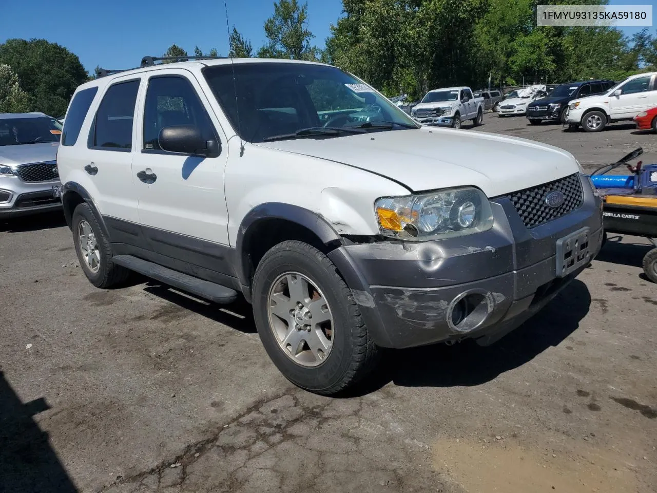 2005 Ford Escape Xlt VIN: 1FMYU93135KA59180 Lot: 69783974