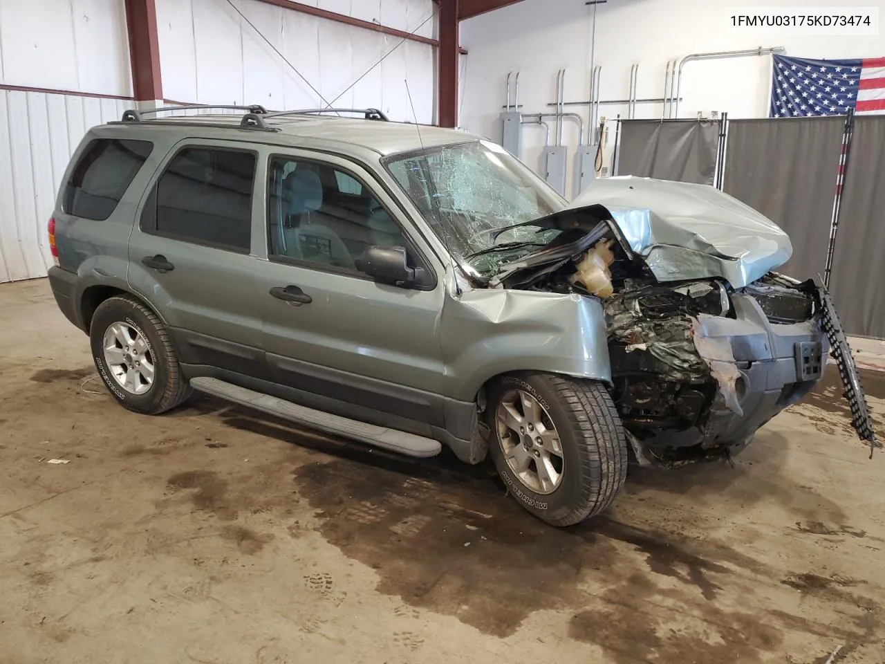 2005 Ford Escape Xlt VIN: 1FMYU03175KD73474 Lot: 70032634