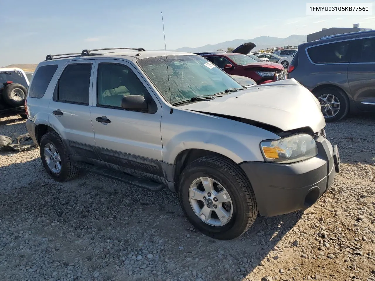 2005 Ford Escape Xlt VIN: 1FMYU93105KB77560 Lot: 70259924