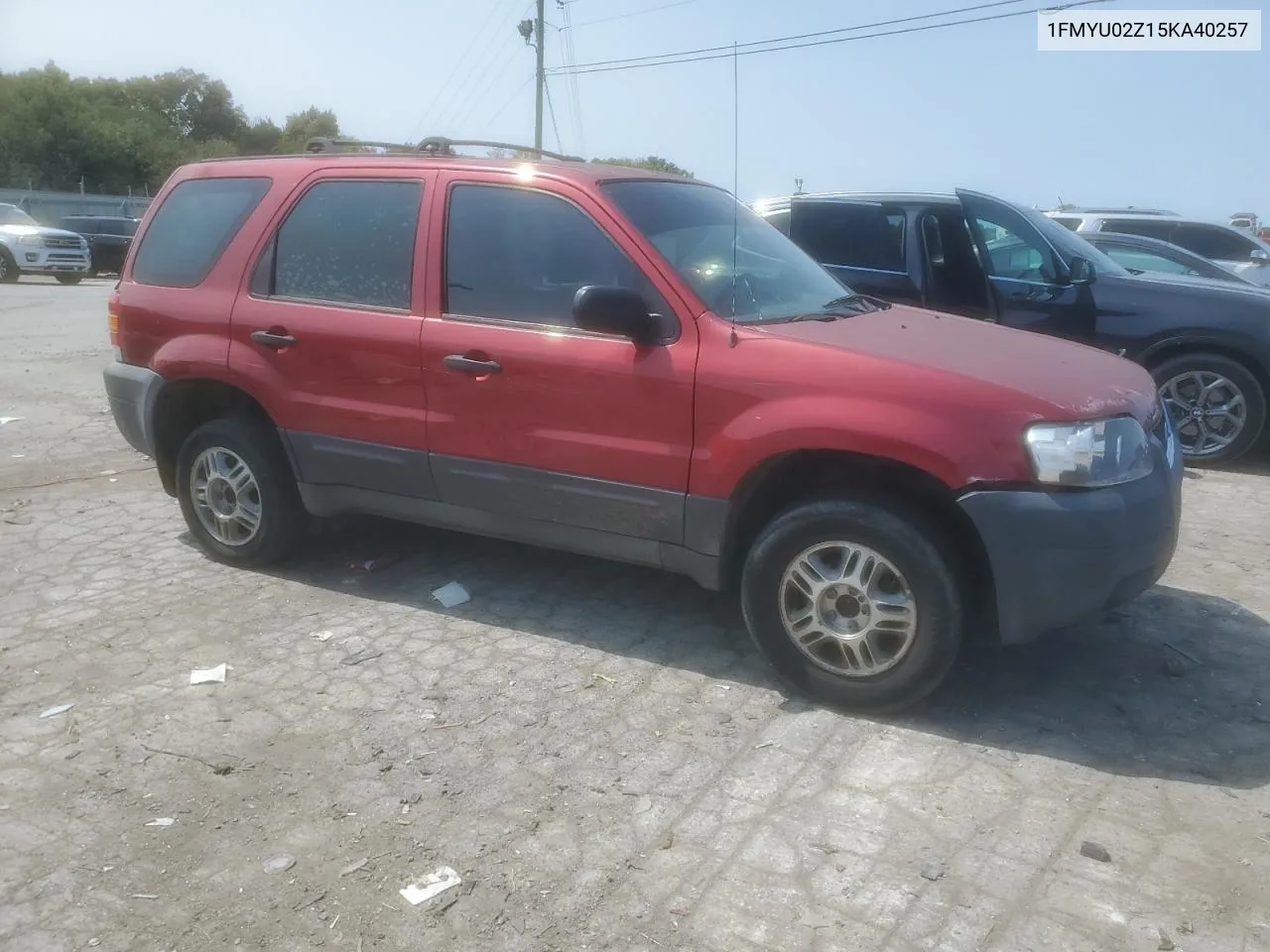 2005 Ford Escape Xls VIN: 1FMYU02Z15KA40257 Lot: 70753314