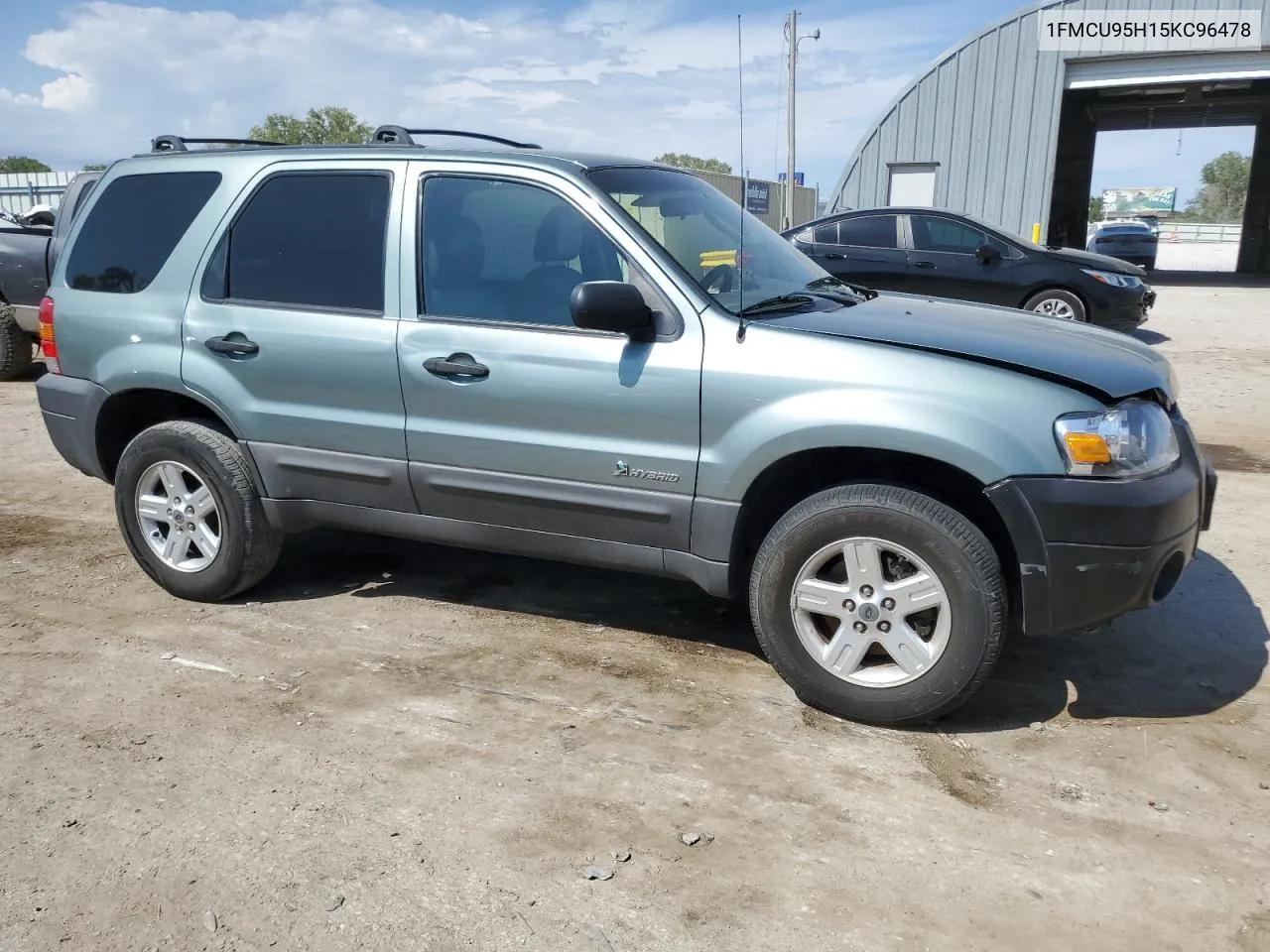 2005 Ford Escape Hev VIN: 1FMCU95H15KC96478 Lot: 71441104