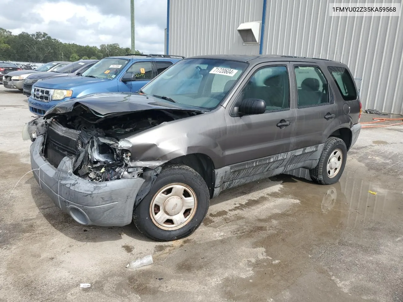 2005 Ford Escape Xls VIN: 1FMYU02Z35KA59568 Lot: 71720604