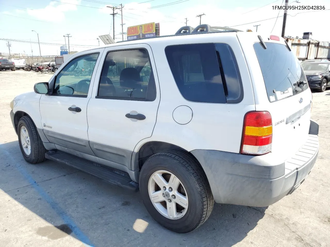 2005 Ford Escape Hev VIN: 1FMCU95H25KD42836 Lot: 72211294