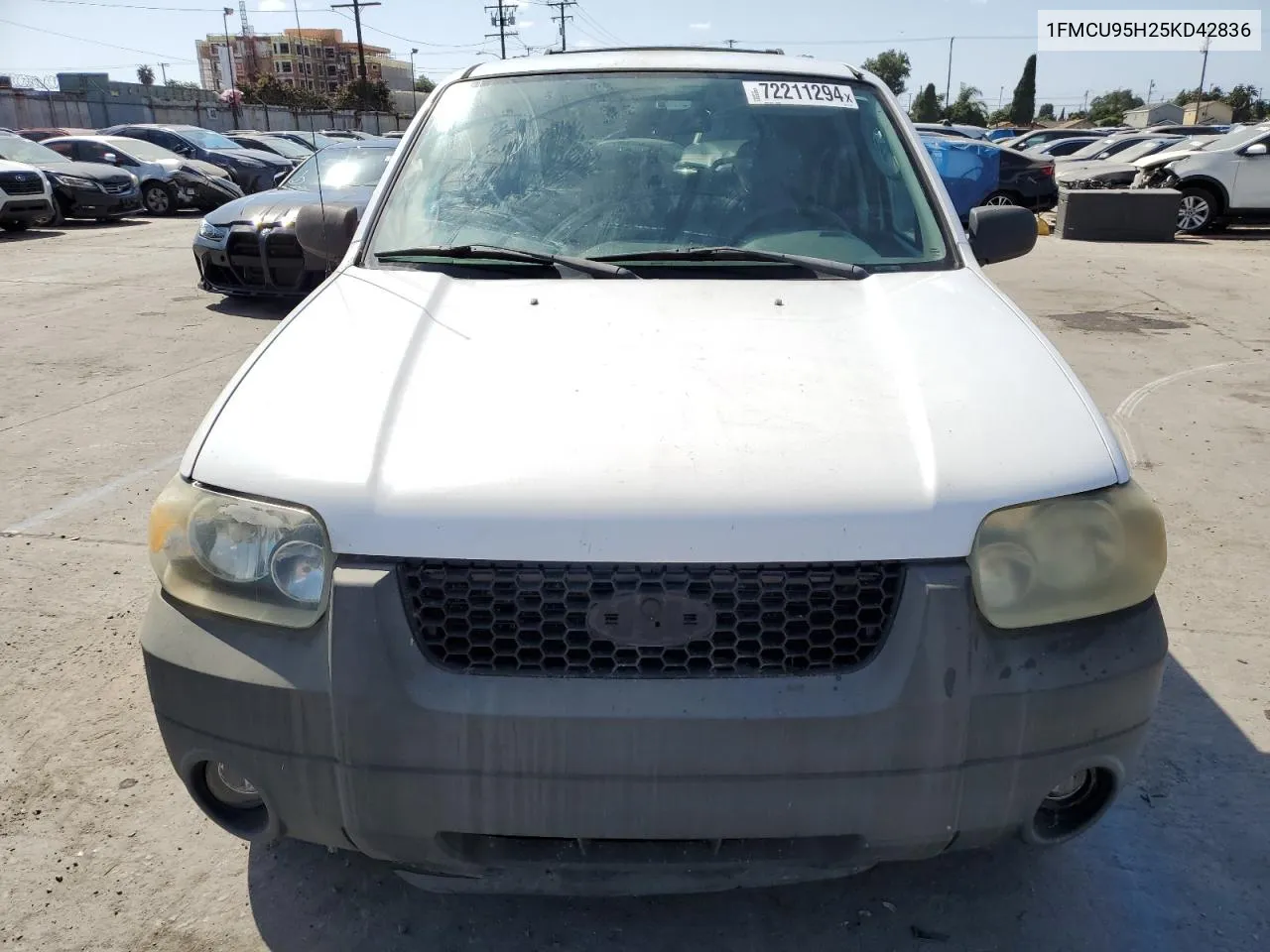 2005 Ford Escape Hev VIN: 1FMCU95H25KD42836 Lot: 72211294