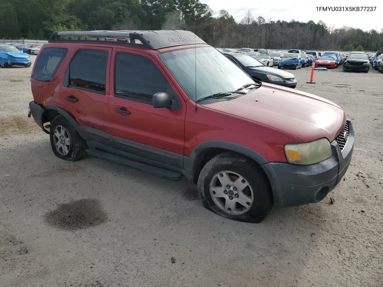 2005 Ford Escape Xlt VIN: 1FMYU031X5KB77237 Lot: 73397694