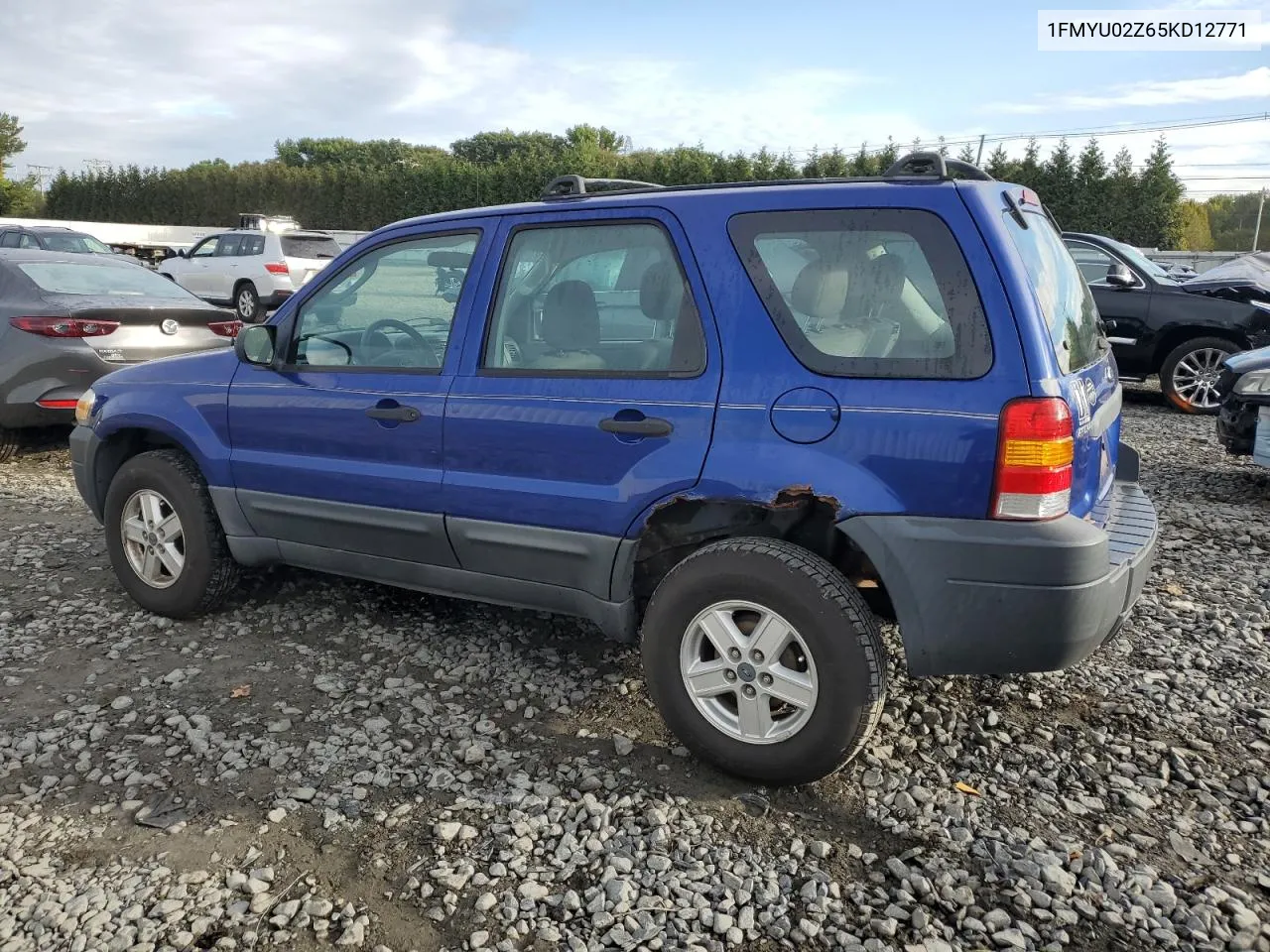 2005 Ford Escape Xls VIN: 1FMYU02Z65KD12771 Lot: 74253894