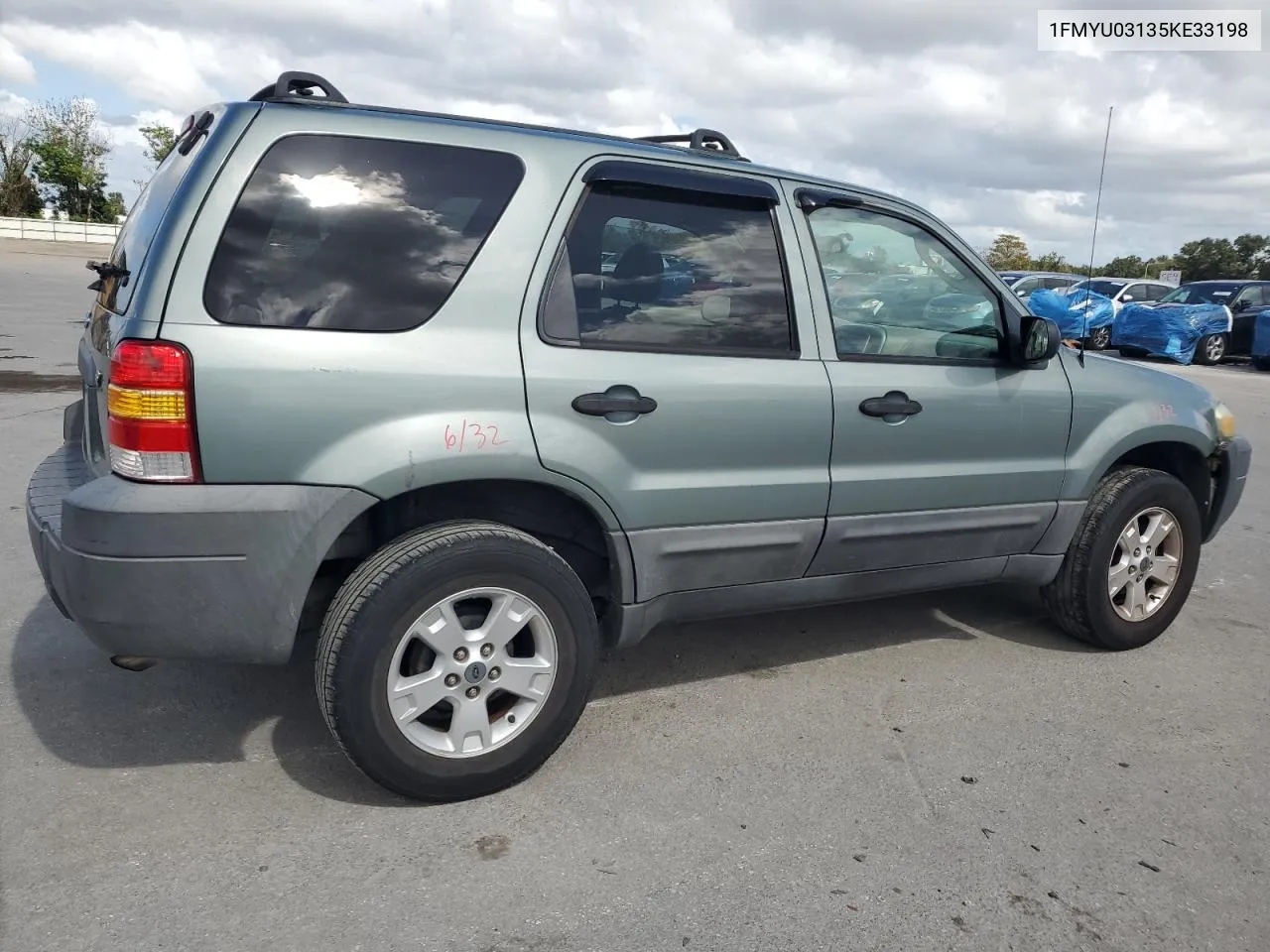 2005 Ford Escape Xlt VIN: 1FMYU03135KE33198 Lot: 75321764