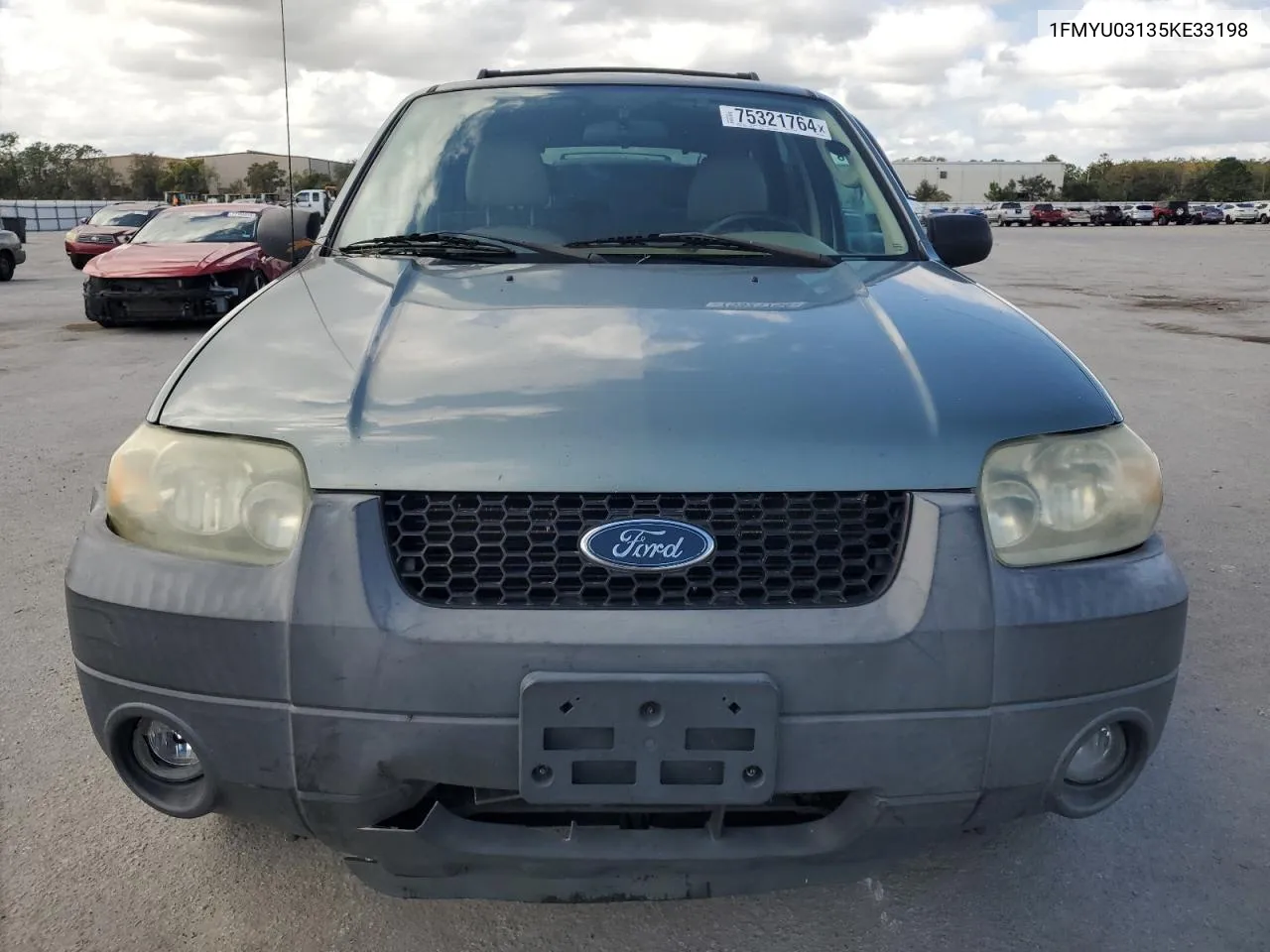 2005 Ford Escape Xlt VIN: 1FMYU03135KE33198 Lot: 75321764