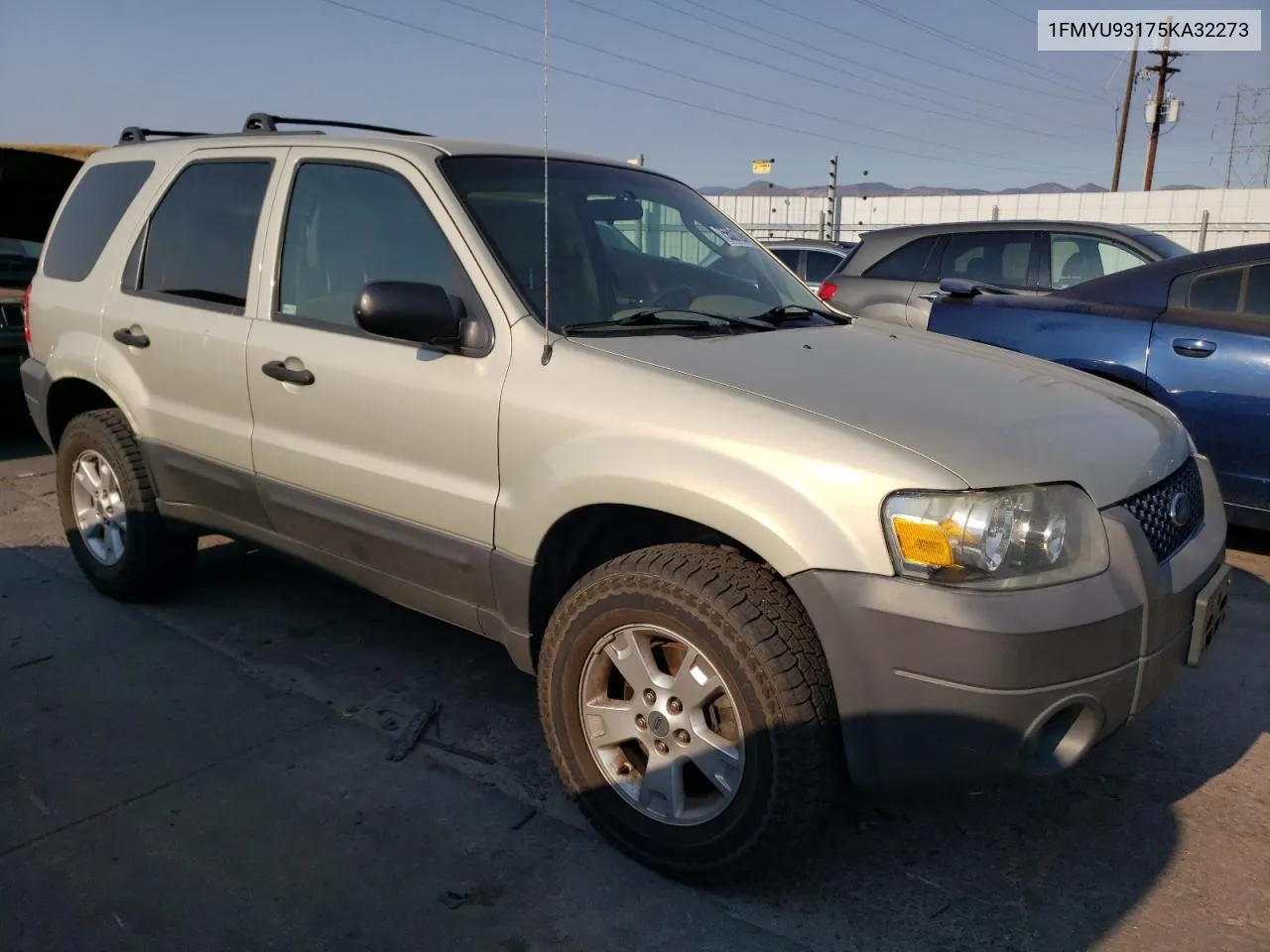 2005 Ford Escape Xlt VIN: 1FMYU93175KA32273 Lot: 75501294