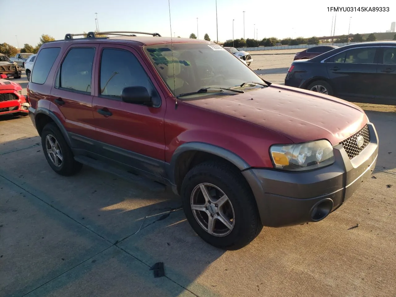 2005 Ford Escape Xlt VIN: 1FMYU03145KA89333 Lot: 75938484