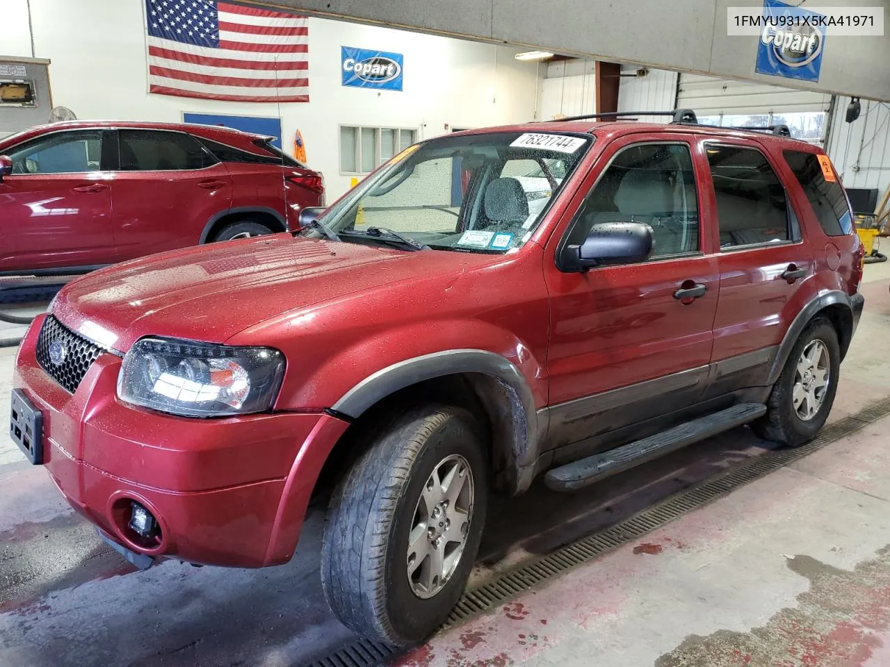 2005 Ford Escape Xlt VIN: 1FMYU931X5KA41971 Lot: 76321744