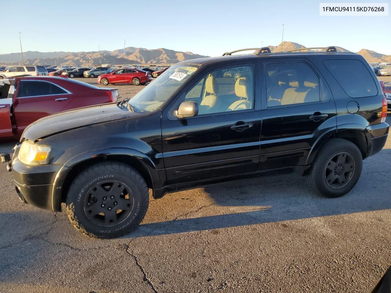 2005 Ford Escape Limited VIN: 1FMCU94115KD76268 Lot: 76801514