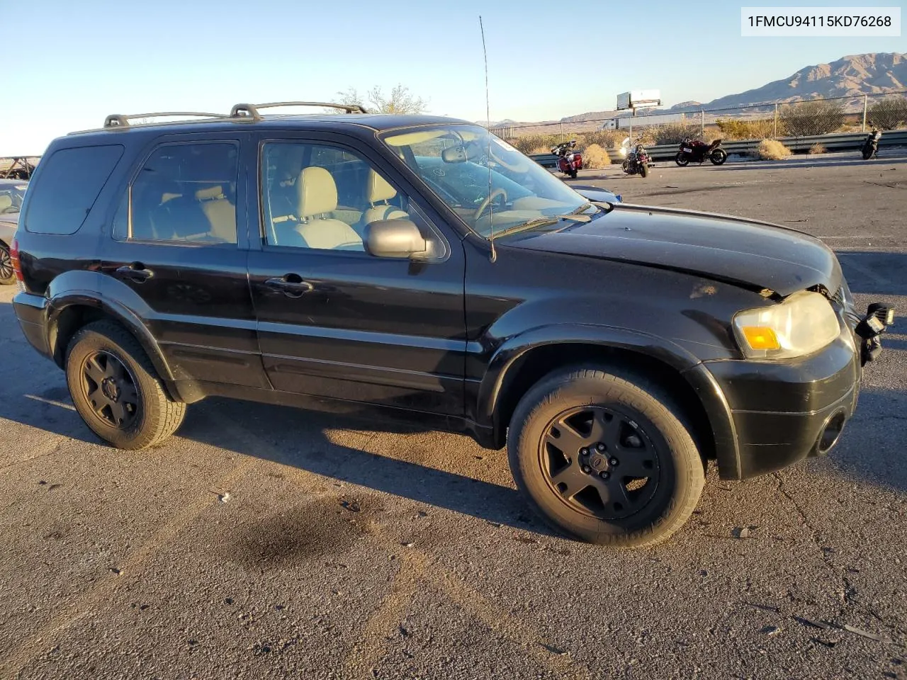 2005 Ford Escape Limited VIN: 1FMCU94115KD76268 Lot: 76801514