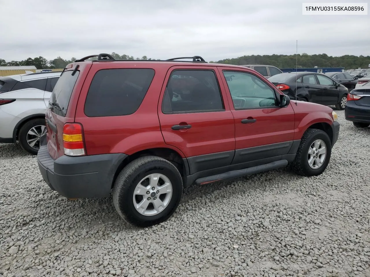 2005 Ford Escape Xlt VIN: 1FMYU03155KA08596 Lot: 77004704