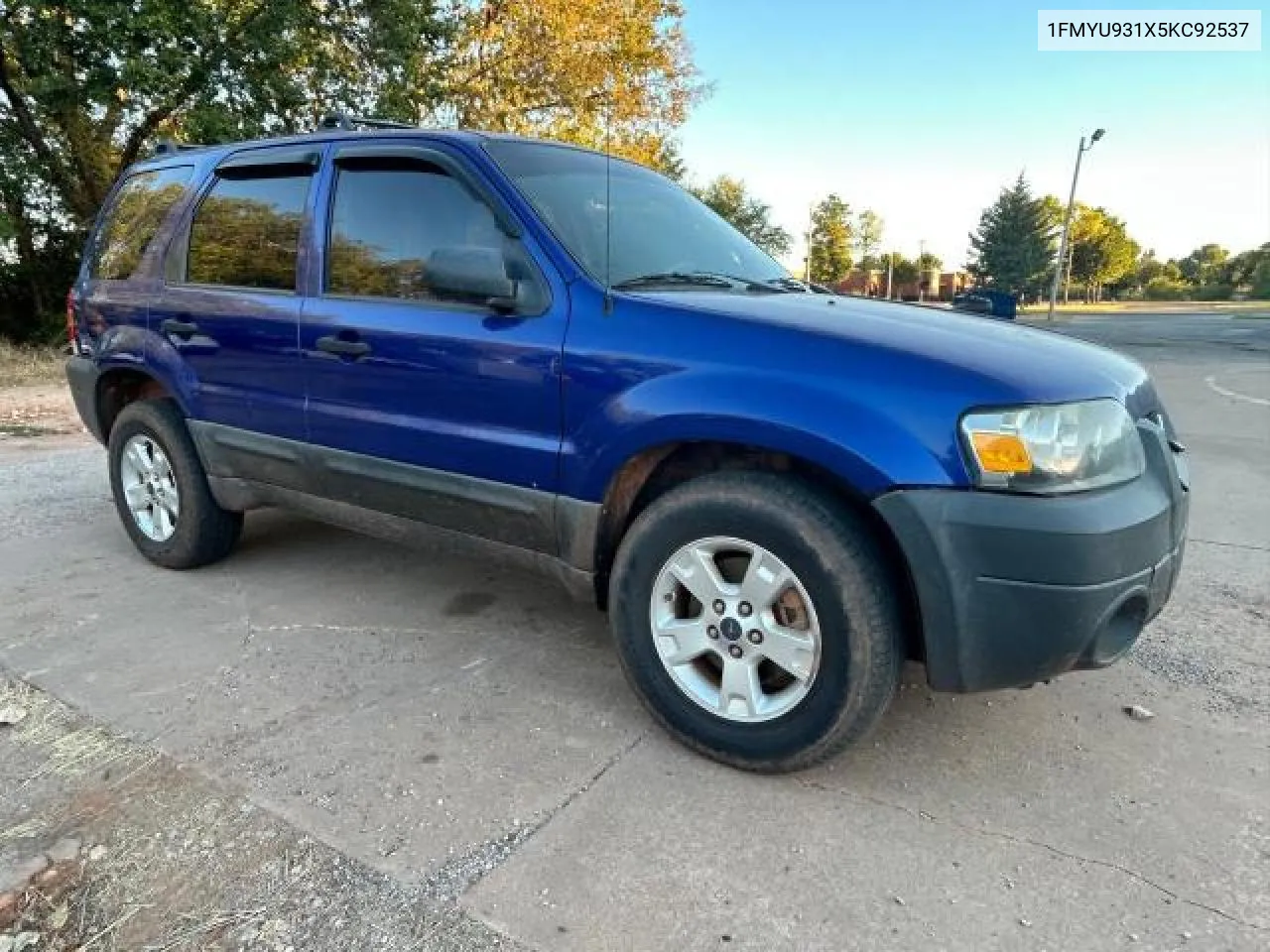 2005 Ford Escape Xlt VIN: 1FMYU931X5KC92537 Lot: 77329934