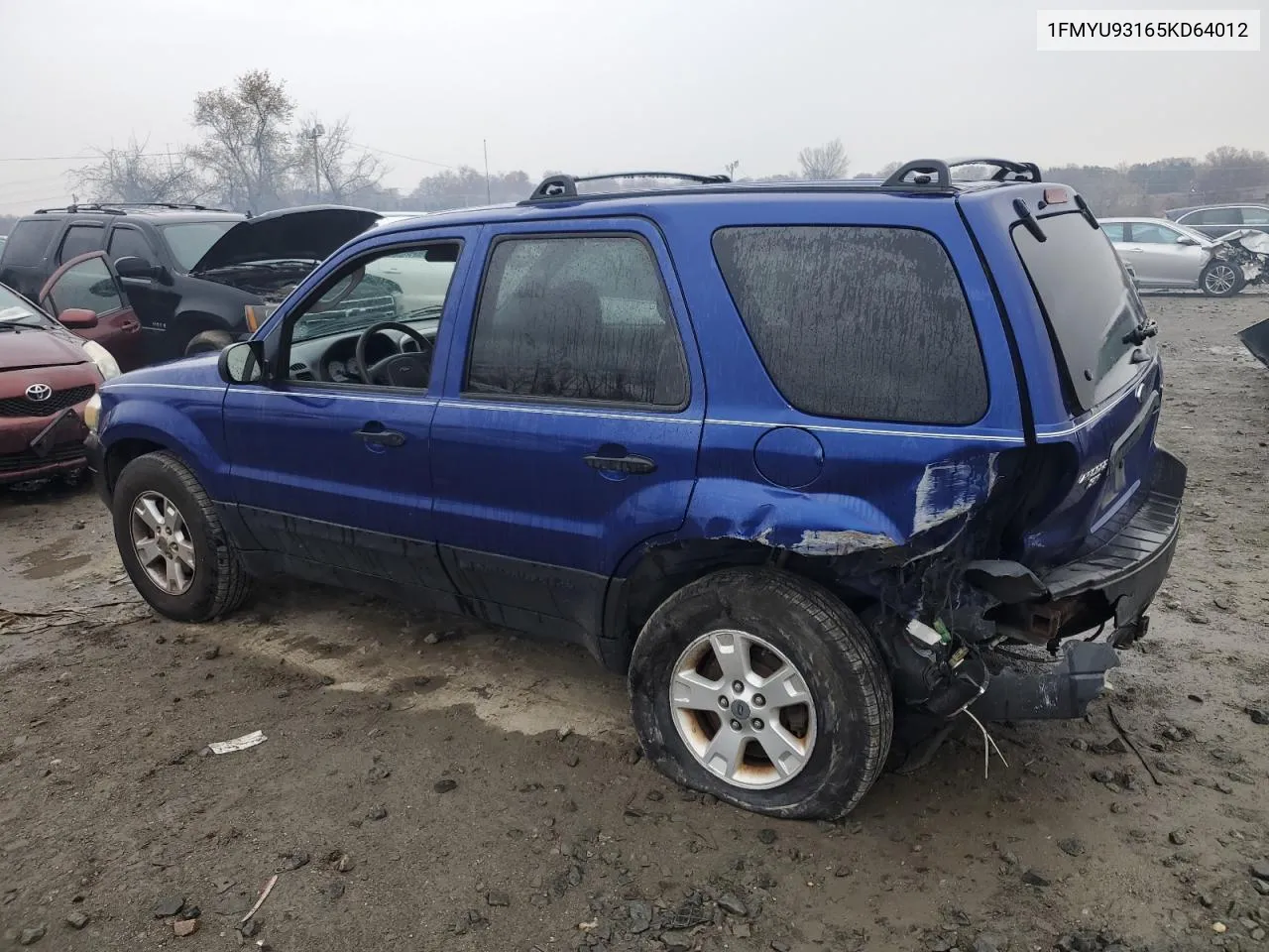 2005 Ford Escape Xlt VIN: 1FMYU93165KD64012 Lot: 77696623