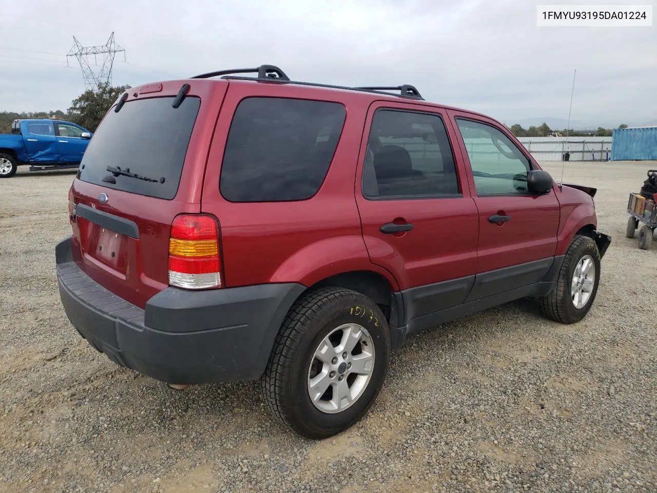 2005 Ford Escape Xlt VIN: 1FMYU93195DA01224 Lot: 78012754