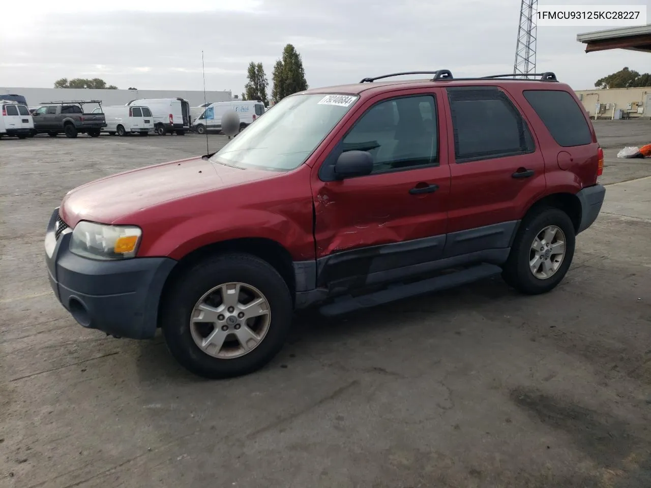 2005 Ford Escape Xlt VIN: 1FMCU93125KC28227 Lot: 79240684