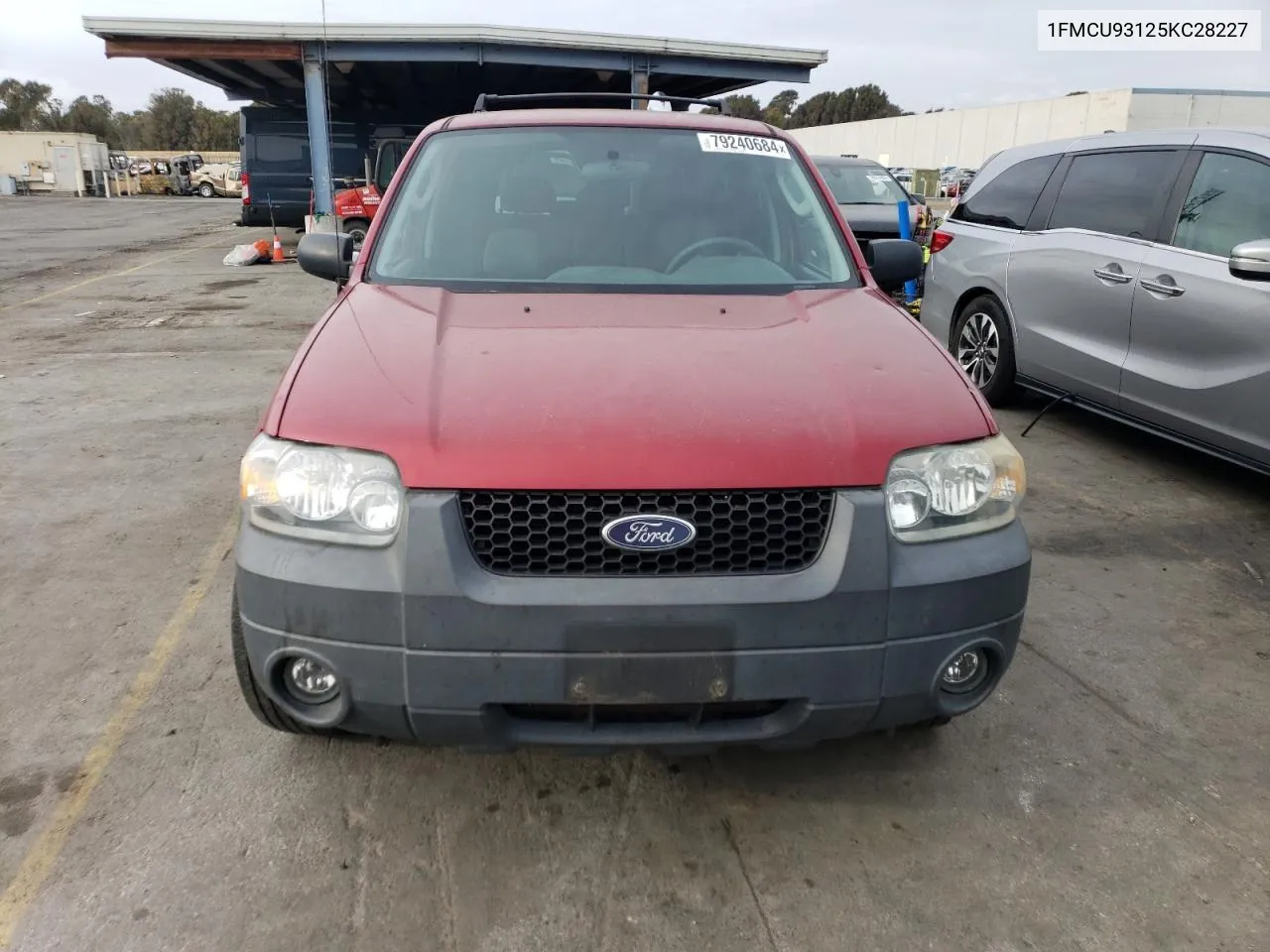 2005 Ford Escape Xlt VIN: 1FMCU93125KC28227 Lot: 79240684